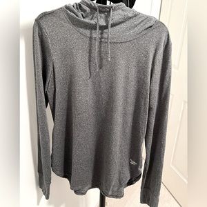 Reebok women’s gray Fired Up Hoodie size L